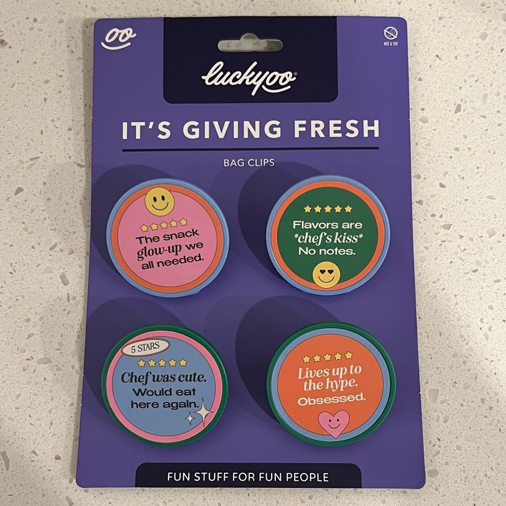 NEW! Luckyoo Bag Clips Set